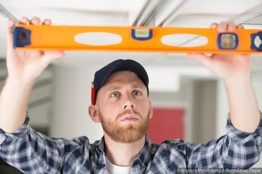 Методы выравнивания потолка