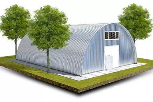 Строительство бескаркасных ангаров