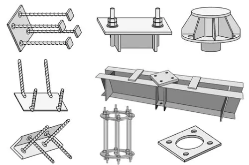 Как выгодно заказать изготовление закладных изделий? Закладные детали, металлические элементы фундамента, сальники набивные в Екатеринбурге