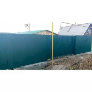 Забор из профнастила под ключ