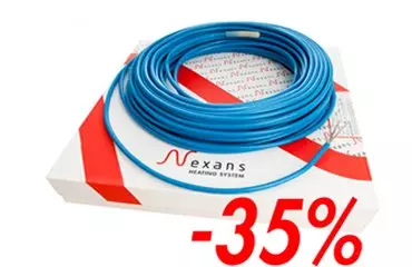 Тотальная распродажа нагревательного кабеля Nexans. Успевайте, количество комплектов ограничено!