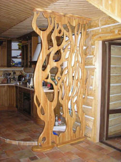 Декоративные перегородки из дерева