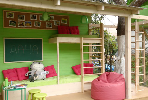 Интерьер детского домика на даче - 75 фото