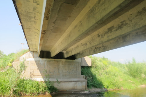 Усиление моста через реку Мулянка